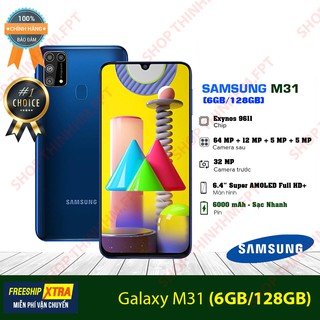 [NGUYÊN SEAL] Điện Thoại Samsung Galaxy M31 (128GB/6GB) - Hàng Chính Hãng