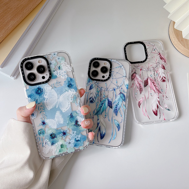Ốp điện thoại TPU silicon mềm họa tiết dream catcher thích hợp cho iPhone 13 Pro MAX 12 11 Pro MAX XR X 8 7 Plus