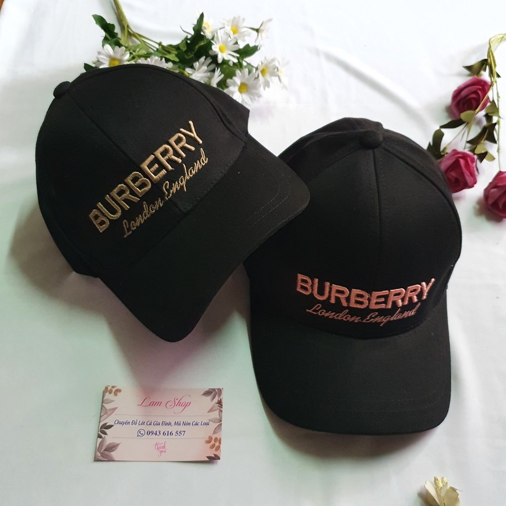 MŨ NÓN LƯỠI TRAI - NÓN KẾT BURBERRY THỜI TRANG