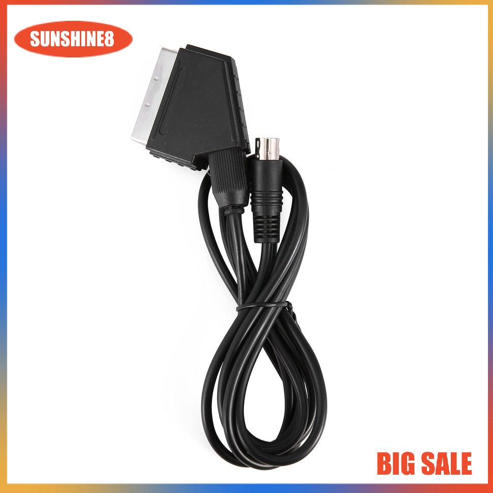 【SUN】High quality 1.8M RGB Scart Cable for Sega Genesis 2 Mega Drive MD 2