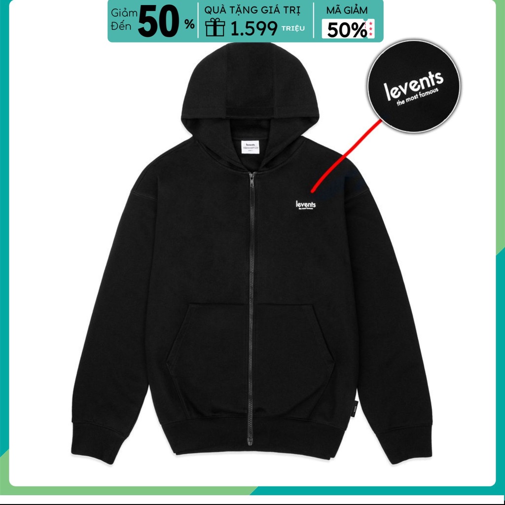 Ao khoác hoodie nỉ Levent nam nữ oversize form rộng unisex chất nỉ ngoại siêu dày mềm mịn mẫu hottrend 2022