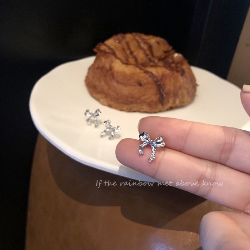 Set 2 Khuyên kẹp vành tai không hình nơ thời trang phong cách thanh lịch, sang trọng dành cho nữ