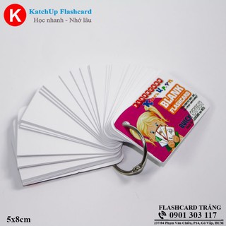 Flashcard Trắng 5x8 - Giấy ghi chú