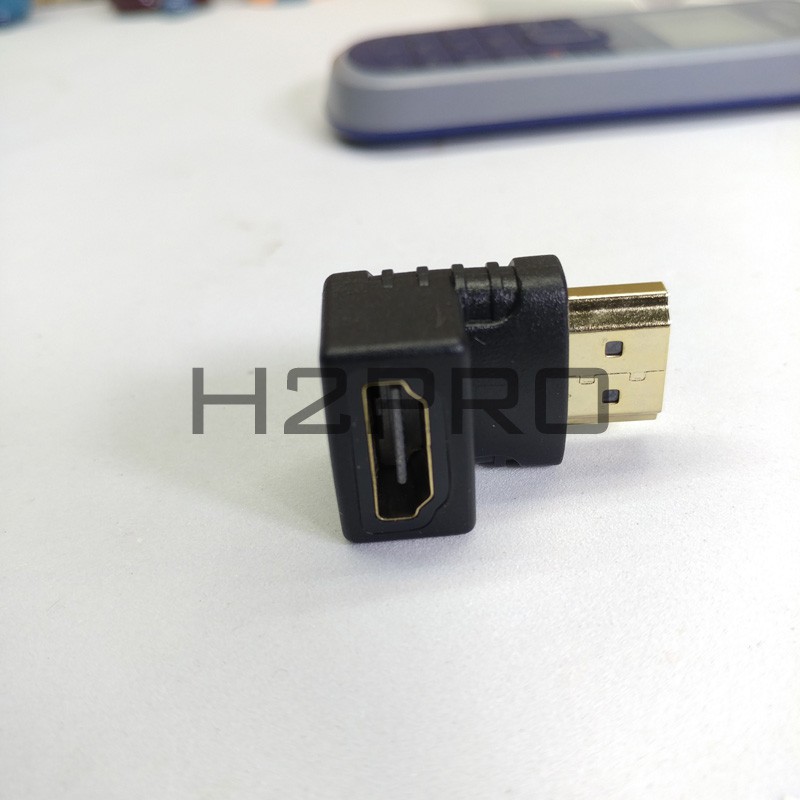 Đầu nối HDMI to HDMI 1 đầu đực 1 đầu cái bẻ 90 độ