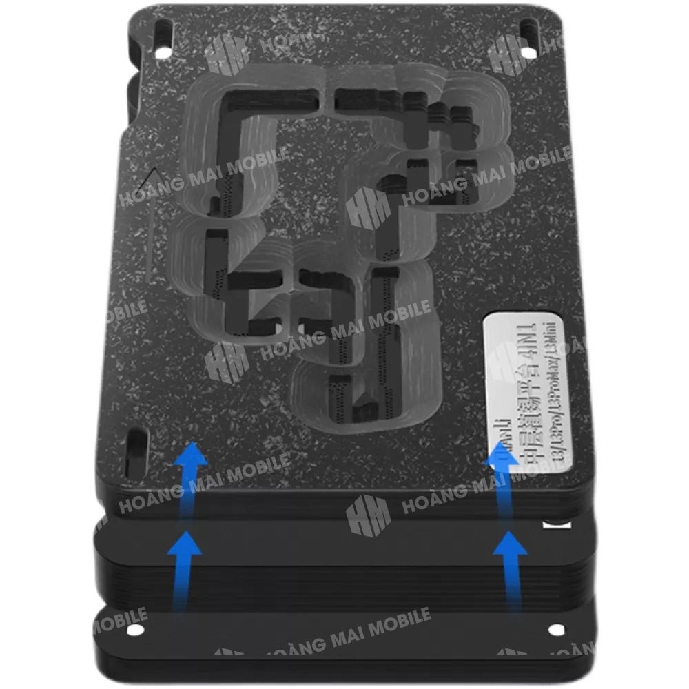 Đế đổ chân viền iP13 mini/13/13 Pro/13 Pro QianLi 4 in 1 (mặt đá)
