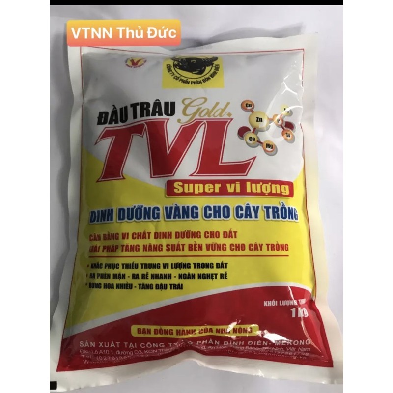 Phân vi lương Đầu Trâu Gold gói 1kg