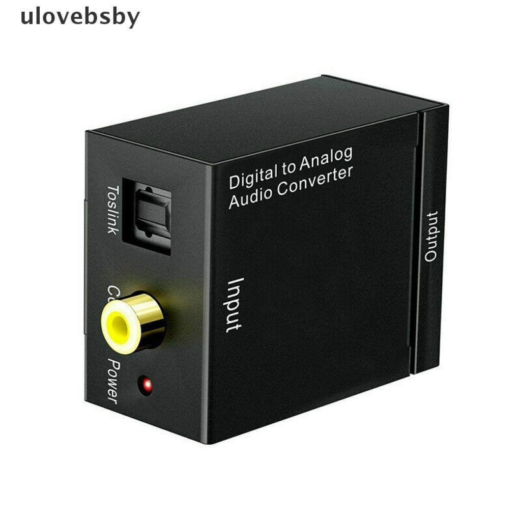 [ulovebsby] Optical Coaxial Toslink Digital to Analog Audio Converter Adapter RCA L/R 3.5mm [ulovebsby]