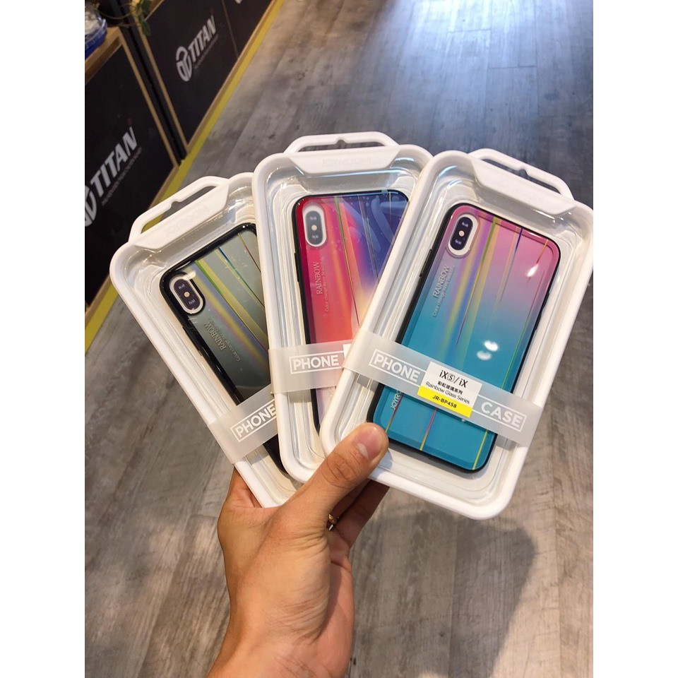 Ốp Joyroom Rainbow series JR-BP458 iPhone X/XS