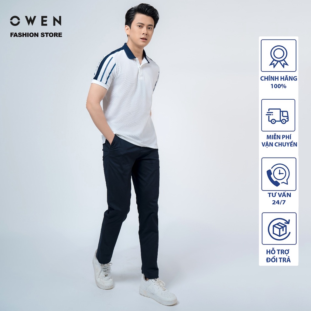 OWEN -  Áo Polo nam Owen chất liệu cotton co dãn thoáng mát - Mã APV220301 - OWEN Flagship Store