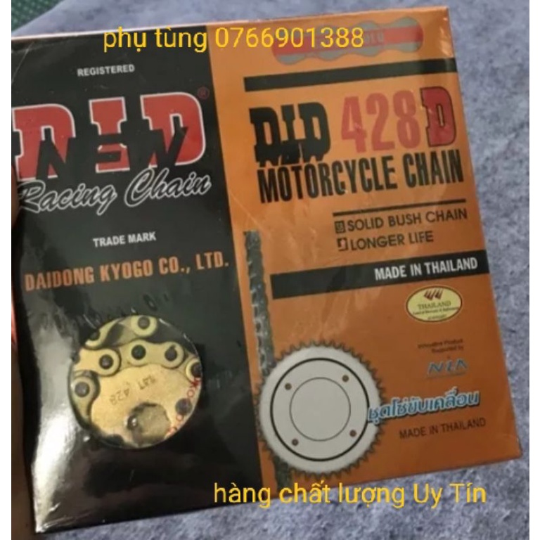 sên nhông dĩa sirius did vàng 9ly