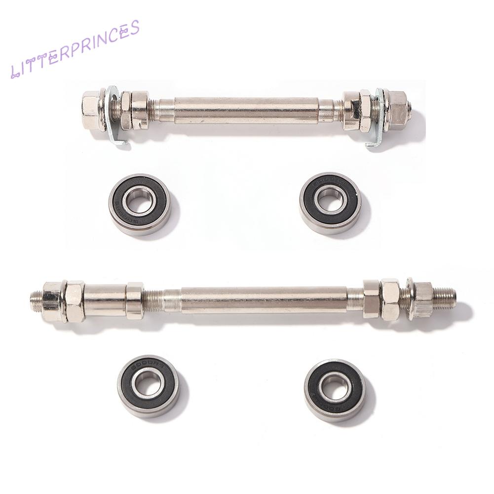 Trục bánh xe đạp trước / sau kèm 2 bạc đạn chuyên dùng cho xe đạp leo núi