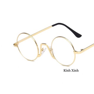 Kính Zon Mắt tròn xoe Kim loại Cao cấp - Đường kính nhỏ 4,0 cm