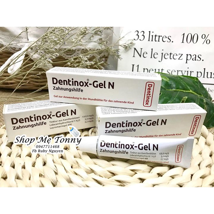 GEL BÔI GIẢM ĐAU KHI BÉ MỌC RĂNG DENTINOX