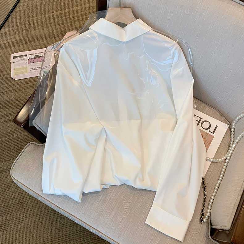 Áo Sơ Mi Tay Dài Dáng Rộng In Họa Tiết Graffiti Kiểu Nhật Bản Dễ Thương Thời Trang Xuân Thu Cho Nữ