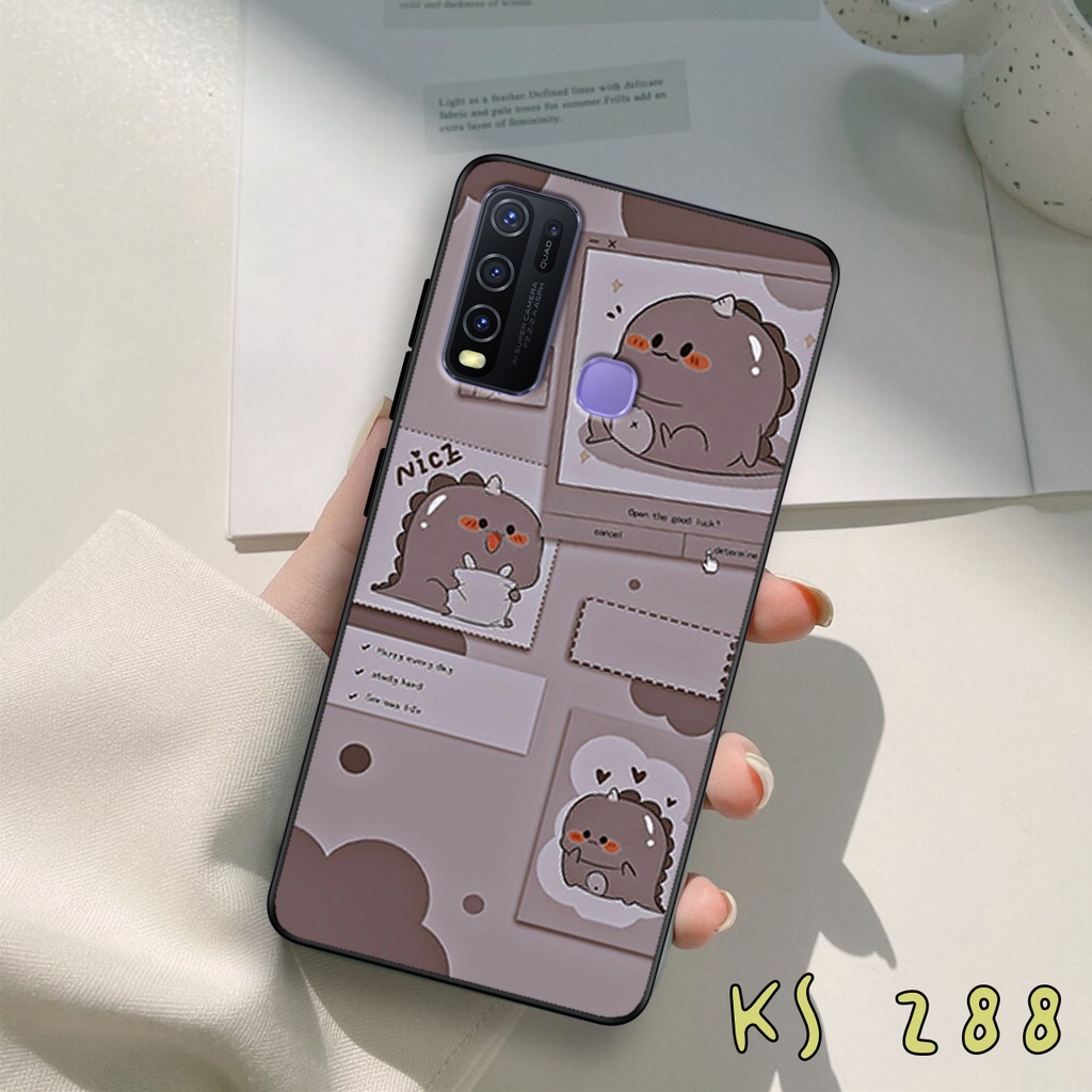Ốp lưng Vivo Y55 5G - Y75 5G - Ốp lưng vivo in hình khủng long,dinosaur dễ thương