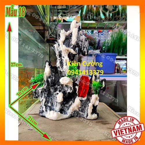 Mô Hình Núi - Hòn non Bộ - Trang Trí Bể cá (Mẫu 18).