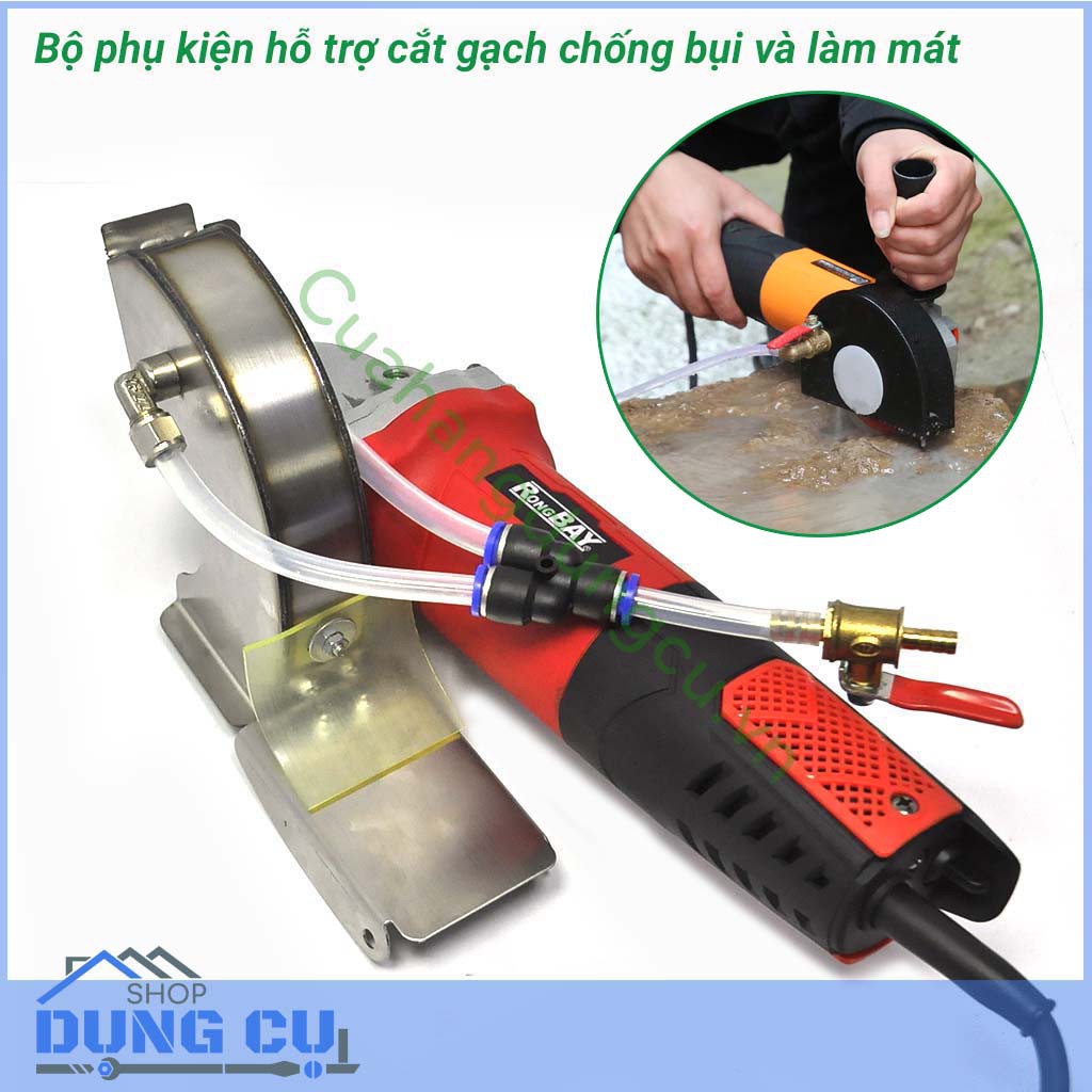 Đế hỗ trợ cắt gạch chống bụi và làm mát