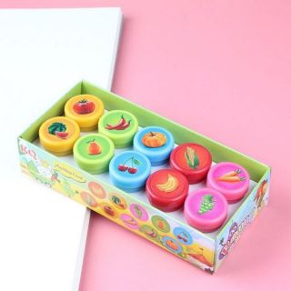 BỘ 10 CON DẤU HÌNH HOA QUẢ