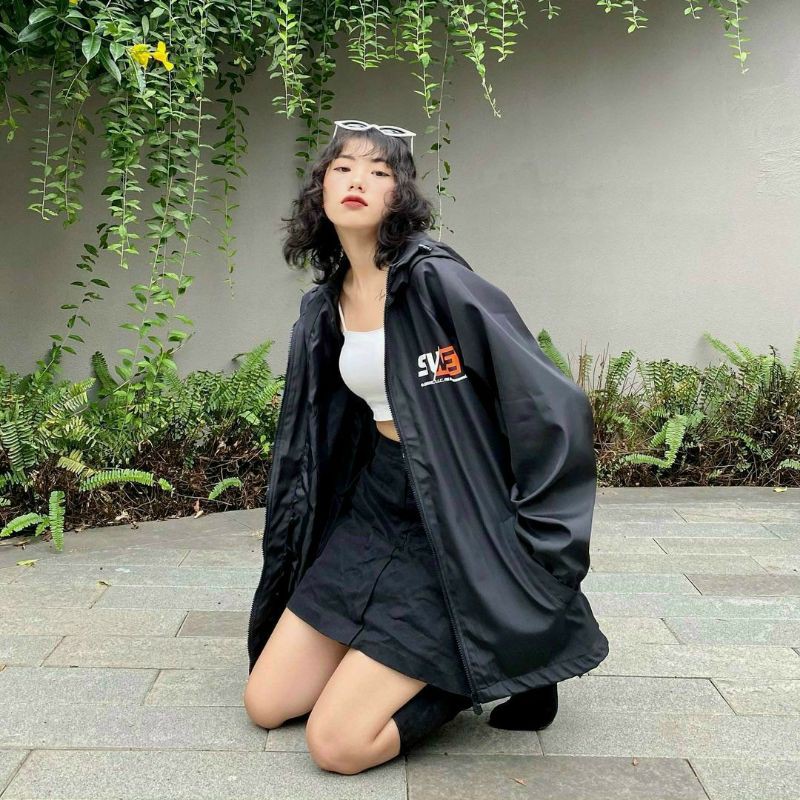 Áo Khoác Dù SWE LOGOS Ulzzang Nam Nữ Unisex Form Rộng Jacket - Sayhey Clothing