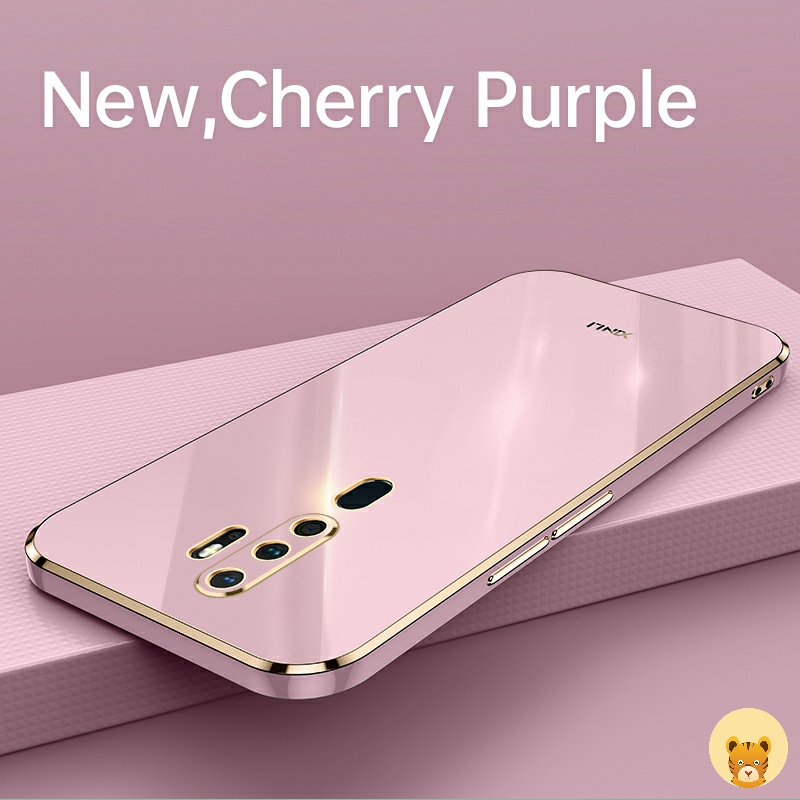 Ốp Điện Thoại Mềm Mạ Viền Sang Trọng Cho Oppo A9 2020 A5 2020
