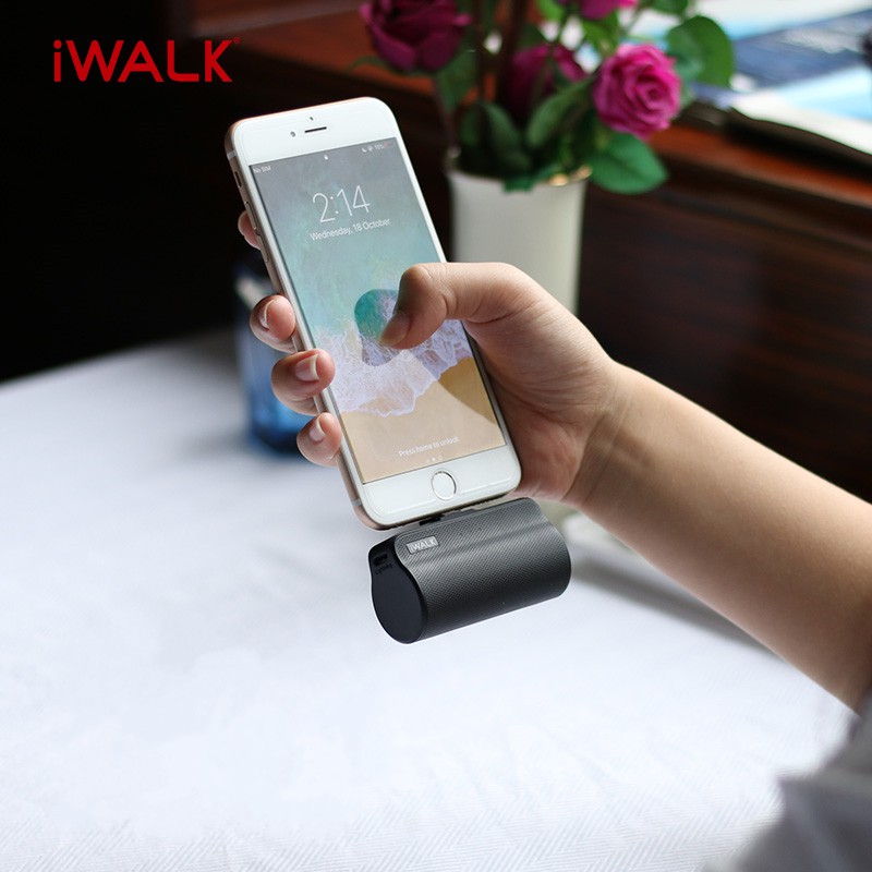 [Mã ELLIXI giảm 10% đơn từ 1TR] Sạc dự phòng iWALK Link Me Plus không cần cáp Lithium ion 3300mAh 5000mAh/3.7V 18.5Wh | BigBuy360 - bigbuy360.vn