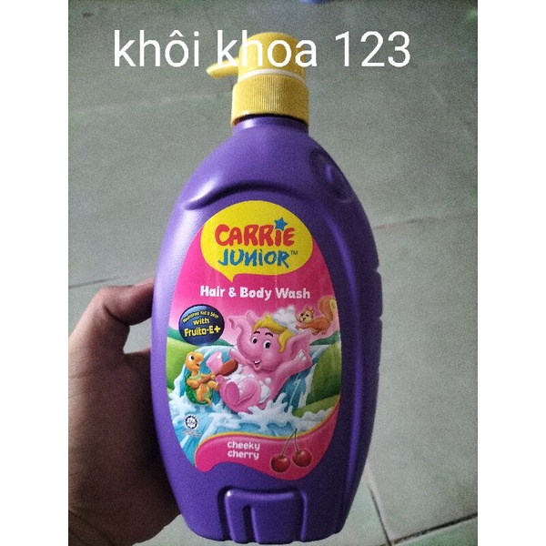 sữa tắm hội toàn thân cho bé CARIE JUNIOR 700ML