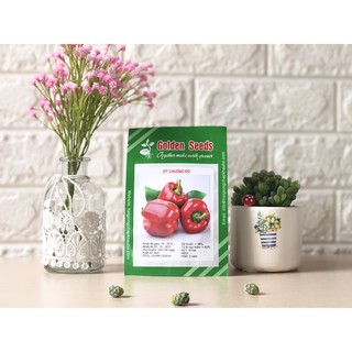 Hạt Giống Ớt chuông đỏ 10 Hạt/ Gói