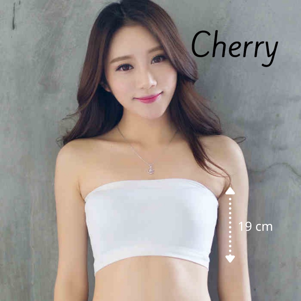 [Mã 11FASHIONSALE1 giảm 10K đơn 50K] Áo quây ngực croptop bra nhún CHERRY màu trơn cho nữ V051 | WebRaoVat - webraovat.net.vn