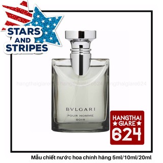 💥𝗦𝗔𝗟𝗘.𝗦𝗛𝗢𝗖𝗞💥Nước hoa nam Bvlgari Soir Pour homme Test 10ml/20ml Spray / Chuẩn authentic