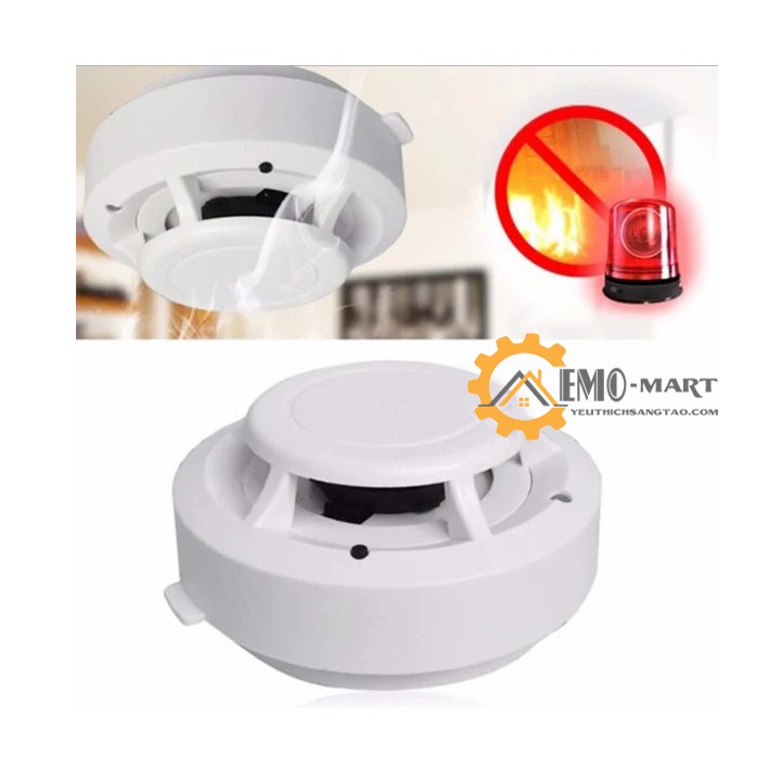 Máy báo khói báo cháy độc lập SA1201 🔥 BH 12 THÁNG 🔥 Tặng kèm Pin 9V - Có nút test kiểm tra