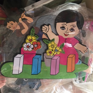 Tranh trang trí góc lớp mầm non