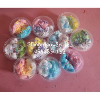 [ẢNH THẬT ] Slime mây, slime basic, slime bơ, slime xốp