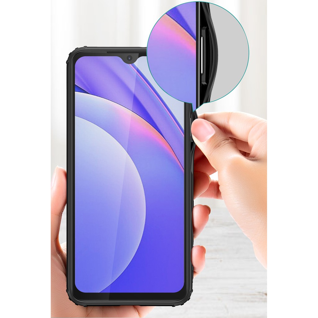 Ốp lưng Xiaomi Redmi 9T / Poco M3 / Note 9 4G 2021 dùng chung nhám mờ Ver 2 viền màu cao cấp