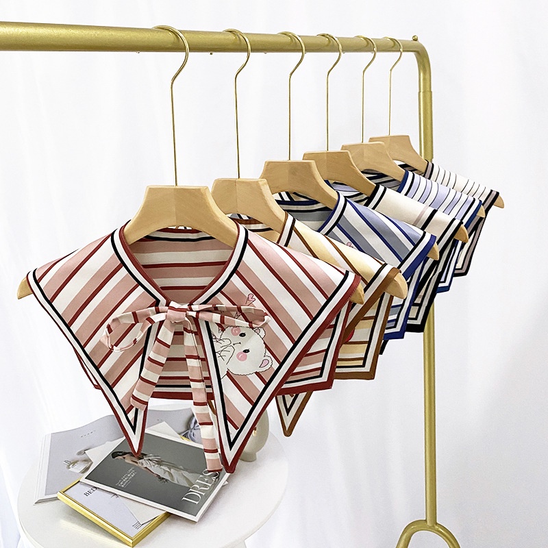 Áo Choàng Cổ Giả Mỏng Chống Nắng In Họa Tiết Thời Trang Dễ Phối Đồ