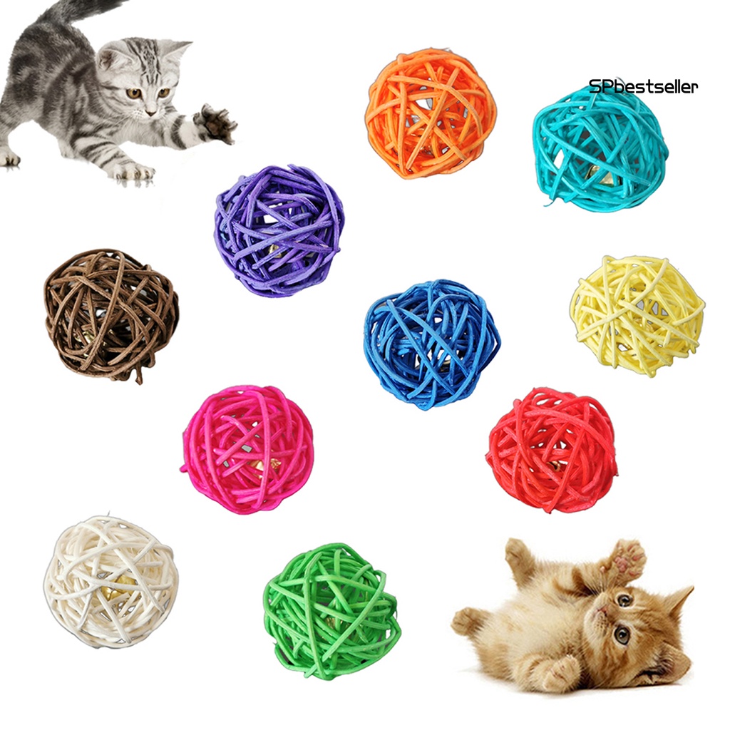 Cầu mây có chuông di động cho mèo cưng