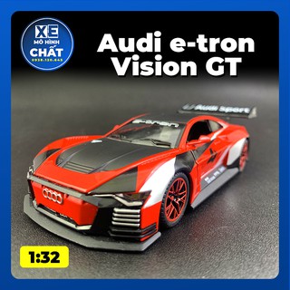 Xe audi e-tron vision gt mô hình kim loại tỷ lệ 1:32
