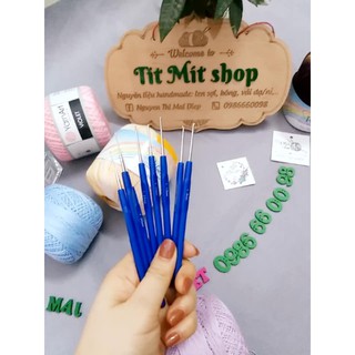 Bộ kim móc xanh thời trang