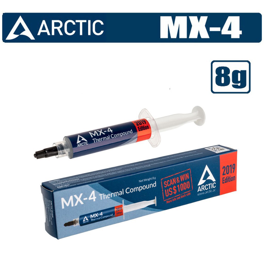 Keo tản nhiệt Arctic MX4 4g,8g,20g ️ThanhBinhPC️ - Tuýp Keo MX4  - Từ 4gam -  8gam - 20gam ( Chính Hãng )