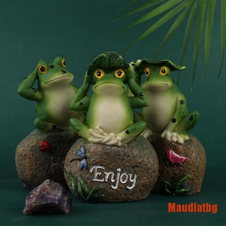 Mô Hình Tượng Ếch MATG Bằng Đá Trang Trí Sân Vườn