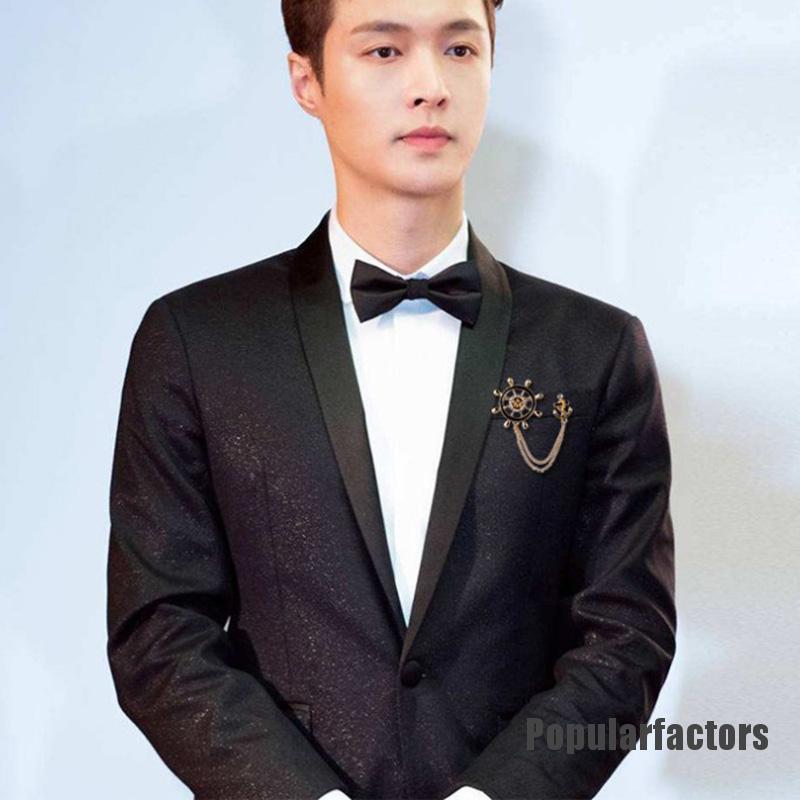 Trâm cài áo hình mỏ neo sang trọng