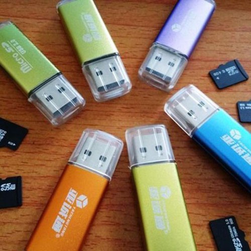 (SỈ LẺ GIÁ RẺ) ĐẦU ĐỌC THẺ NHỚ ĐIỆN THOẠI VỎ NHÔM USB 2.0 (HÀNG TỐT)