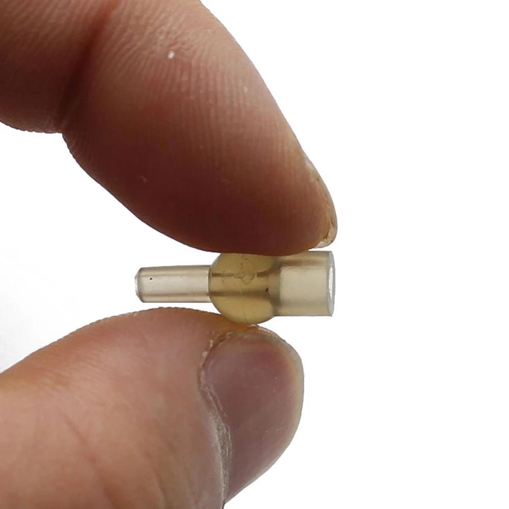 VANES1 Hạt Cao Su Mềm Thắt Nút Hình Hoa Tulip Phụ Kiện Câu Cá / Trực Thăng Bảo Vệ