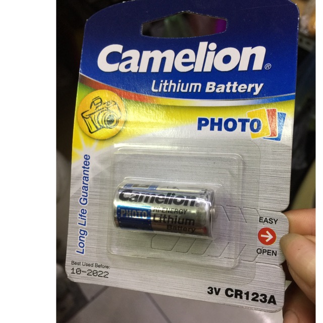 Pin Camelion 3v.-Cr123 A