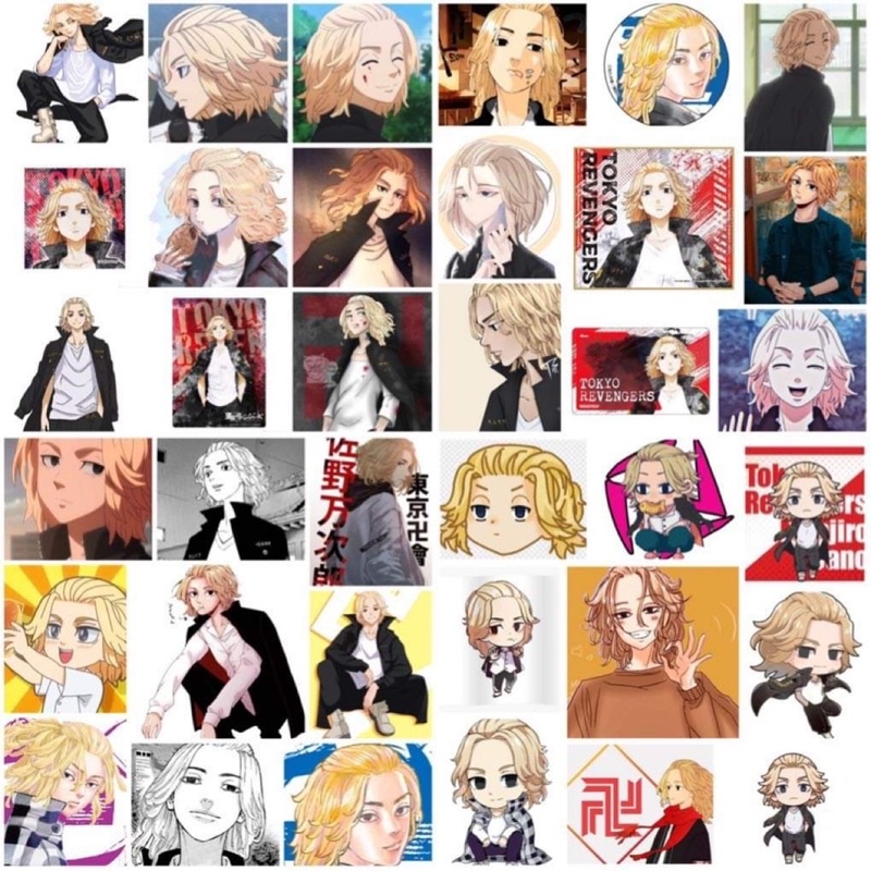 Sticker dán tokyo revengers 30-34 cái nhiều mẫu chọn /hình dán anime tokyo revengers-kịch trường của takemichi