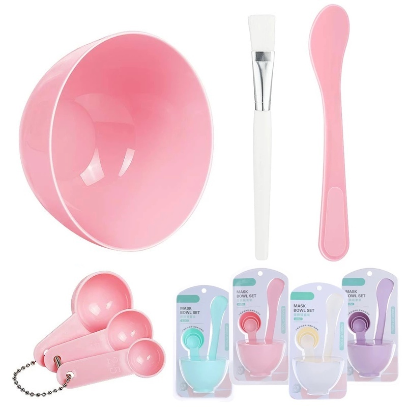 Bộ Dụng Cụ Trộn Đắp Mặt Nạ 4 Trong 1 Gồm 6 Món Tiện Dụng