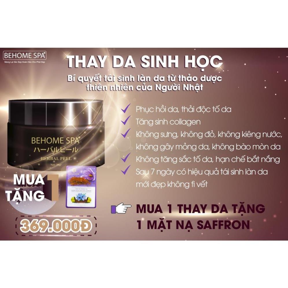 Thay Da Sinh Học HERBAL PEEL-Behome Spa - Công Nghệ Nhật Bản 👉Freeship 👉Tái Sinh Làn Da, Kem tái tạo da | BigBuy360 - bigbuy360.vn