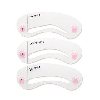 Set 3 khuôn kẻ lông mày phong cách hàn quốc vrg2160 shop giao hang sieu toc