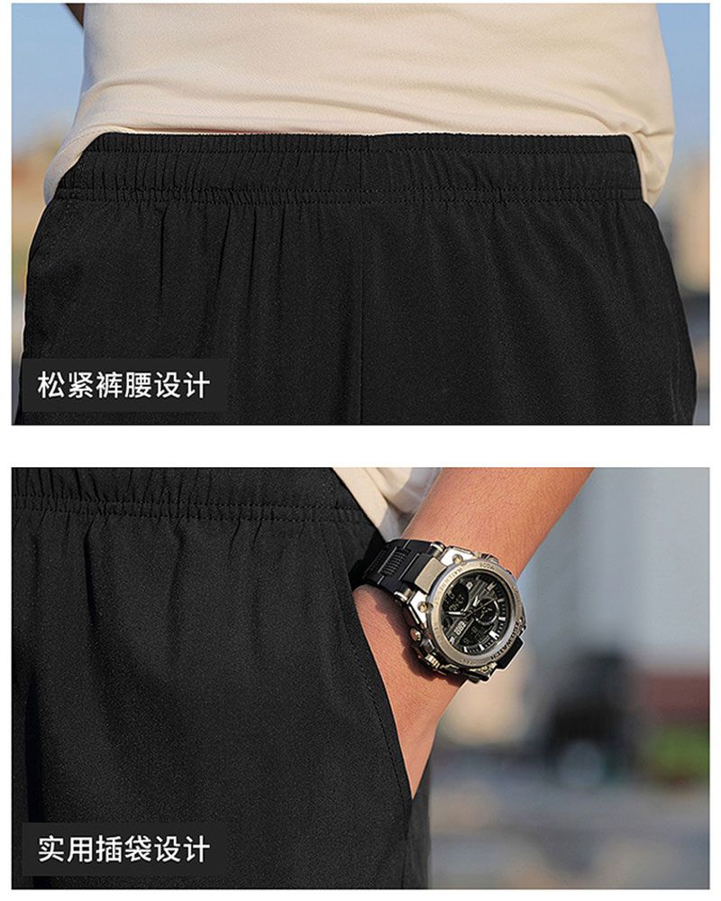 Quần short thể thao lưng thun trẻ trung cho nam