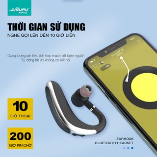Tai nghe bluetooth xoay 360 độ cho ip Samsung OPPO VIVO HUAWEI XIAOMI tai nghe ko dây JUYUPU BXJ7