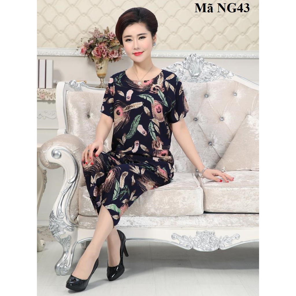 Bộ đồ mặc nhà cho người trung niên, người lớn tuổi NG43